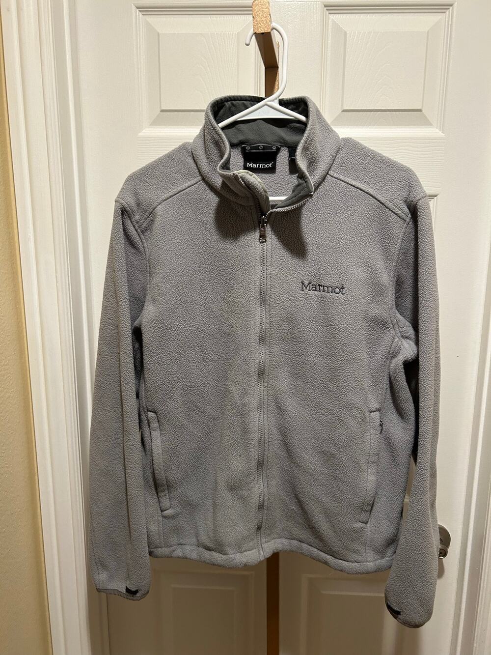 Men’s Marmot Fleece Full Zip Jacket, Gray, Medium